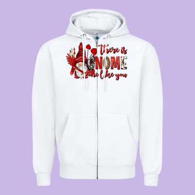 There Is Gnome One Like You Zipper Hoodie Designed By Nancycooperartshop