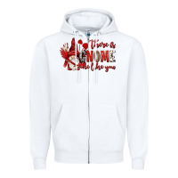 White there is gnome one like you Zipper Hoodie - NancyCooperArtShop