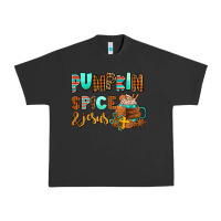 Pigment Black pumpkin spice and jesus Urban Heavy Tee - AdoDesignShop