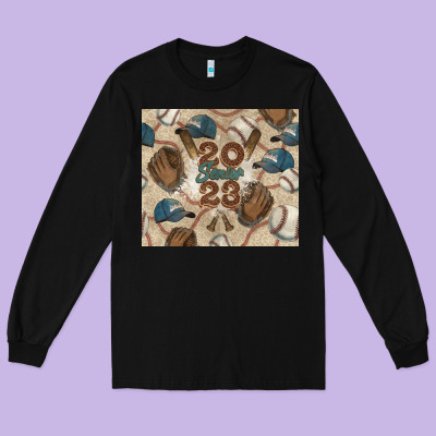 Baseball Senior Long Sleeve Tee Designed By Nancycooperartshop