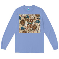 Colony Blue Baseball senior Long Sleeve Tee - NancyCooperArtShop