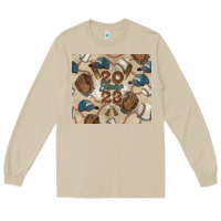 Mushroom Baseball senior Long Sleeve Tee - NancyCooperArtShop