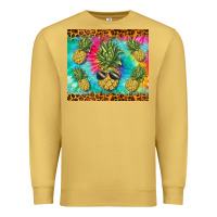 Antique Gold summer pineapple Premium Sweatshirt - BarkalooDesign