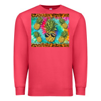 Cardinal summer pineapple Premium Sweatshirt - BarkalooDesign