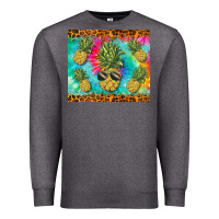Charcoal Heather summer pineapple Premium Sweatshirt - BarkalooDesign