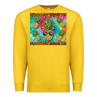 Lemon summer pineapple Premium Sweatshirt - BarkalooDesign