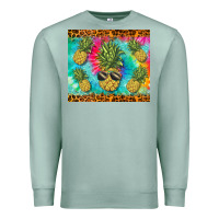Seafoam summer pineapple Premium Sweatshirt - BarkalooDesign