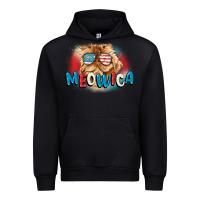 Black meowica 4th of july Urban Hoodie - CowGirlArtShop