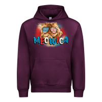 Mauve Wine meowica 4th of july Urban Hoodie - CowGirlArtShop