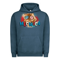 Pigment Midnight Navy meowica 4th of july Urban Hoodie - CowGirlArtShop