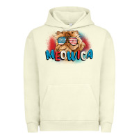 Pigment Pistachio meowica 4th of july Urban Hoodie - CowGirlArtShop