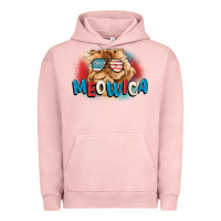 Pigment Salmon meowica 4th of july Urban Hoodie - CowGirlArtShop