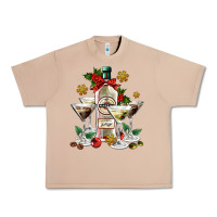 Burro Christmas martini  and martini bottle Urban Heavy Tee - AdoDesignShop