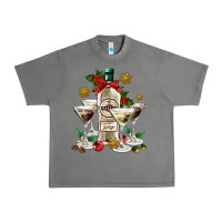 Tornado Christmas martini  and martini bottle Urban Heavy Tee - AdoDesignShop