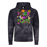 Cloud Black trick or teach Vintage Hoodie - AdoDesignShop