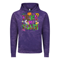 Cloud Purple trick or teach Vintage Hoodie - AdoDesignShop