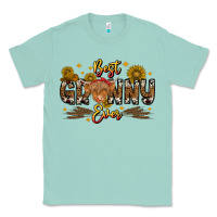 Seafoam best granny ever western theme Classic Tee - CowhideDigitalArt