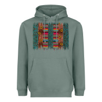 Sage sunflower serape brush stroke Heavyweight Hoodie - Artiststas