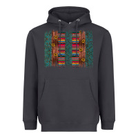 Smoke sunflower serape brush stroke Heavyweight Hoodie - Artiststas