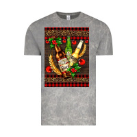 Cloud Rock beer bottles with mistletoe Vintage Tee - AdoDesignShop