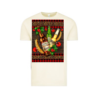 Vintage Arctic beer bottles with mistletoe Vintage Tee - AdoDesignShop