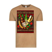 Vintage Camel beer bottles with mistletoe Vintage Tee - AdoDesignShop