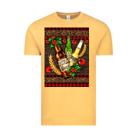 Vintage Mustard beer bottles with mistletoe Vintage Tee - AdoDesignShop