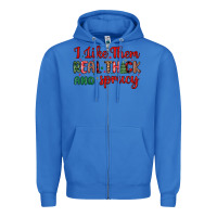 True Royal i like them real thick and sprucy Zipper Hoodie - MaliasSmallBusiness
