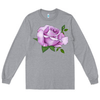 Heather Grey life's little pleasures rose Long Sleeve Tee - LillyAllenDesigns