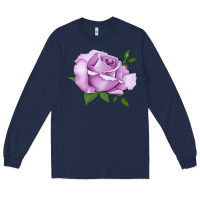 Navy life's little pleasures rose Long Sleeve Tee - LillyAllenDesigns