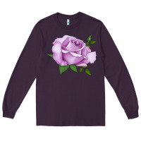 Plum life's little pleasures rose Long Sleeve Tee - LillyAllenDesigns