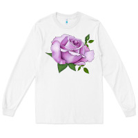 White life's little pleasures rose Long Sleeve Tee - LillyAllenDesigns