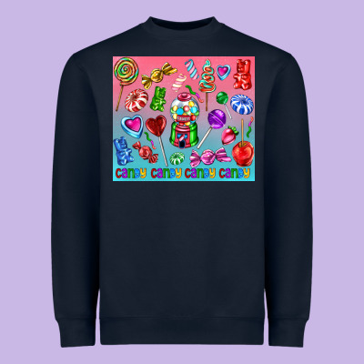 Candy Heavyweight Sweatshirt Designed By Adodesignshop