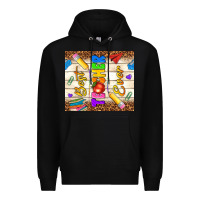 Black best teacher ever Premium Hoodie - NancyCooperArtShop