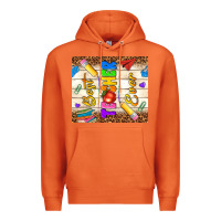 Carrot best teacher ever Premium Hoodie - NancyCooperArtShop