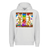 Dove Grey best teacher ever Premium Hoodie - NancyCooperArtShop