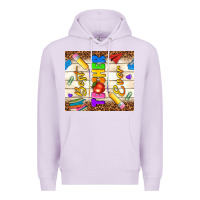 Lilac best teacher ever Premium Hoodie - NancyCooperArtShop