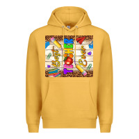 Mustard best teacher ever Premium Hoodie - NancyCooperArtShop
