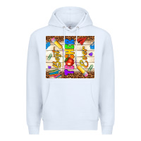 White best teacher ever Premium Hoodie - NancyCooperArtShop