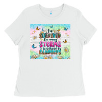 White ive survived too many storms Ladies Tee - texasbilliewilder