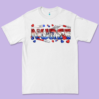 American Nurse Premium Tee Designed By Texasbilliewilder