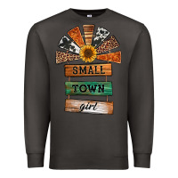 Smoke small town girl western windmill wooden boards Premium Sweatshirt - Jasminsmagicworld