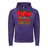 Cloud Purple 100 days of making a difference Vintage Hoodie - Artiststas