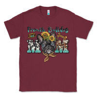 Burgundy french bulldog mom Classic Tee - BarkalooDesign