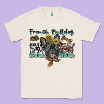French Bulldog Mom Classic Tee Designed By Barkaloodesign