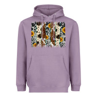 Lavender sunflower cowhide brush stroke Heavyweight Hoodie - Artiststas