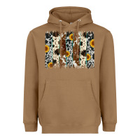 Toasted Coconut sunflower cowhide brush stroke Heavyweight Hoodie - Artiststas