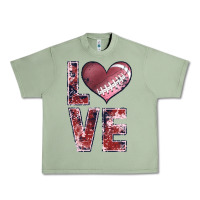 Oil Green football love Urban Heavy Tee - JahusDesignShop