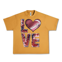 Peanut Butter football love Urban Heavy Tee - JahusDesignShop