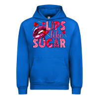 Cobalt Lips like sugar Valentine's Day Urban Hoodie - HowdyJamesFarm